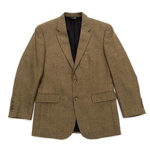 Brown Wool Blazer Jacket 40R